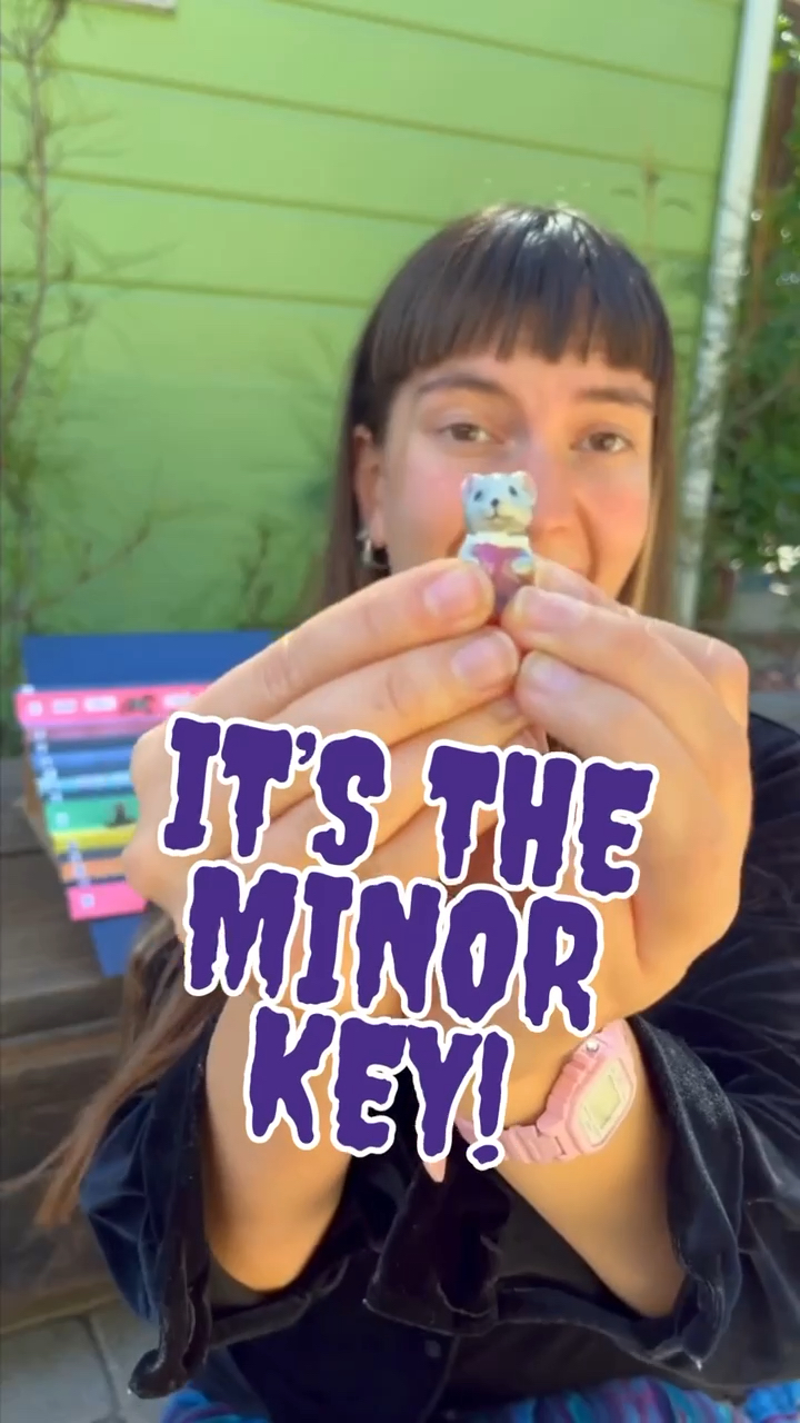 It's the minor key!